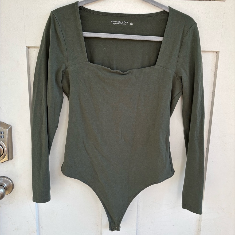 AF Olive Green Soft Collection Bodysuit